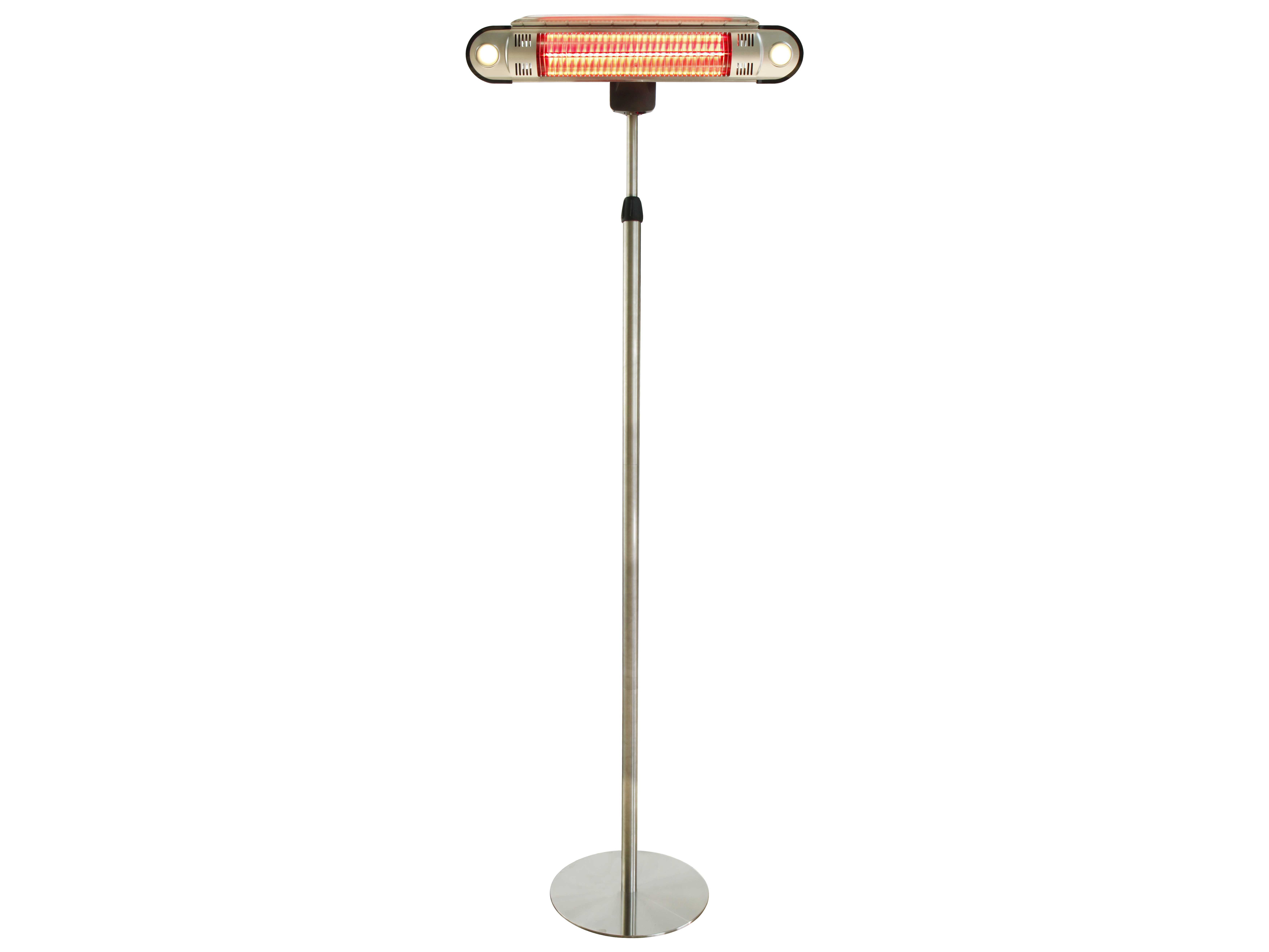 Az Patio Heaters Tall Adjustable Infrared Heat Lamp With Led Lights throughout dimensions 7012 X 5260