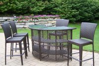 Bar Height Patio Furniture Sets Outdoor Patio Bar Outdoor intended for proportions 1600 X 1332