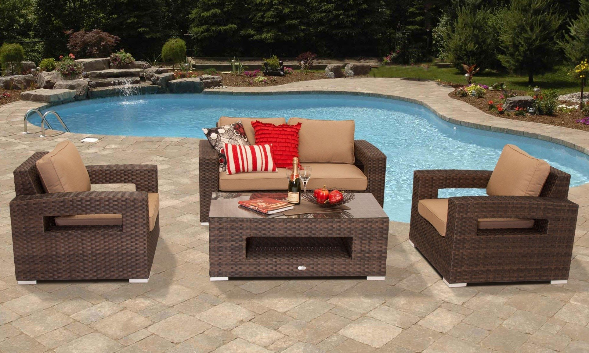 Beautiful Sunbrella Patio Furniture Residence Decorating pertaining to sizing 1930 X 1158