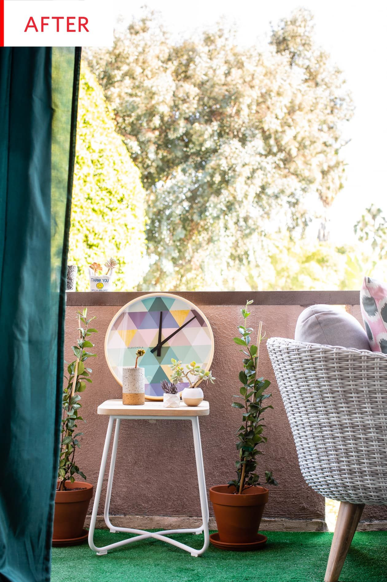 Before And After This Little Outdoor Patio Is A Magical with regard to proportions 1260 X 1891