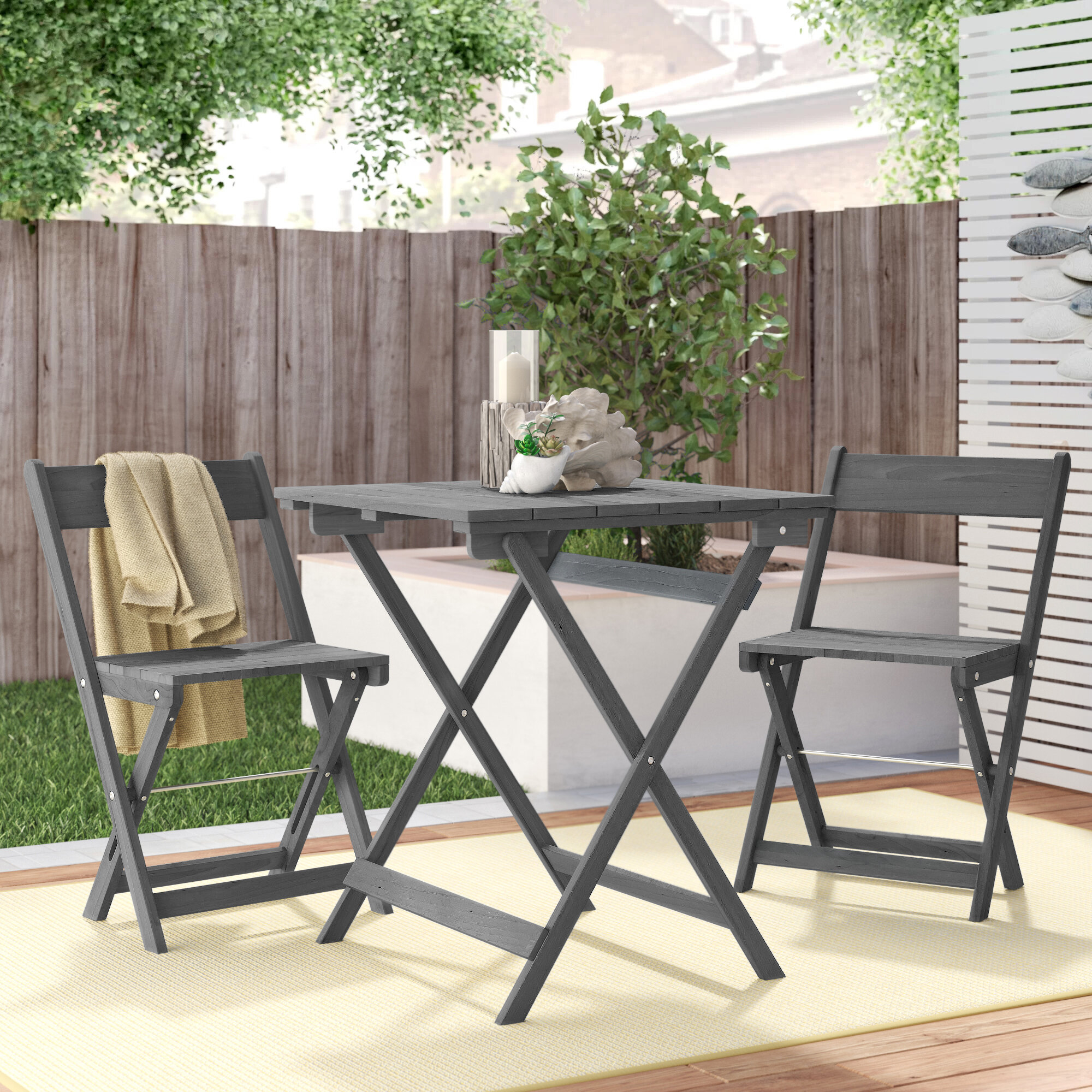 Belle 3 Piece Bistro Set regarding proportions 2000 X 2000