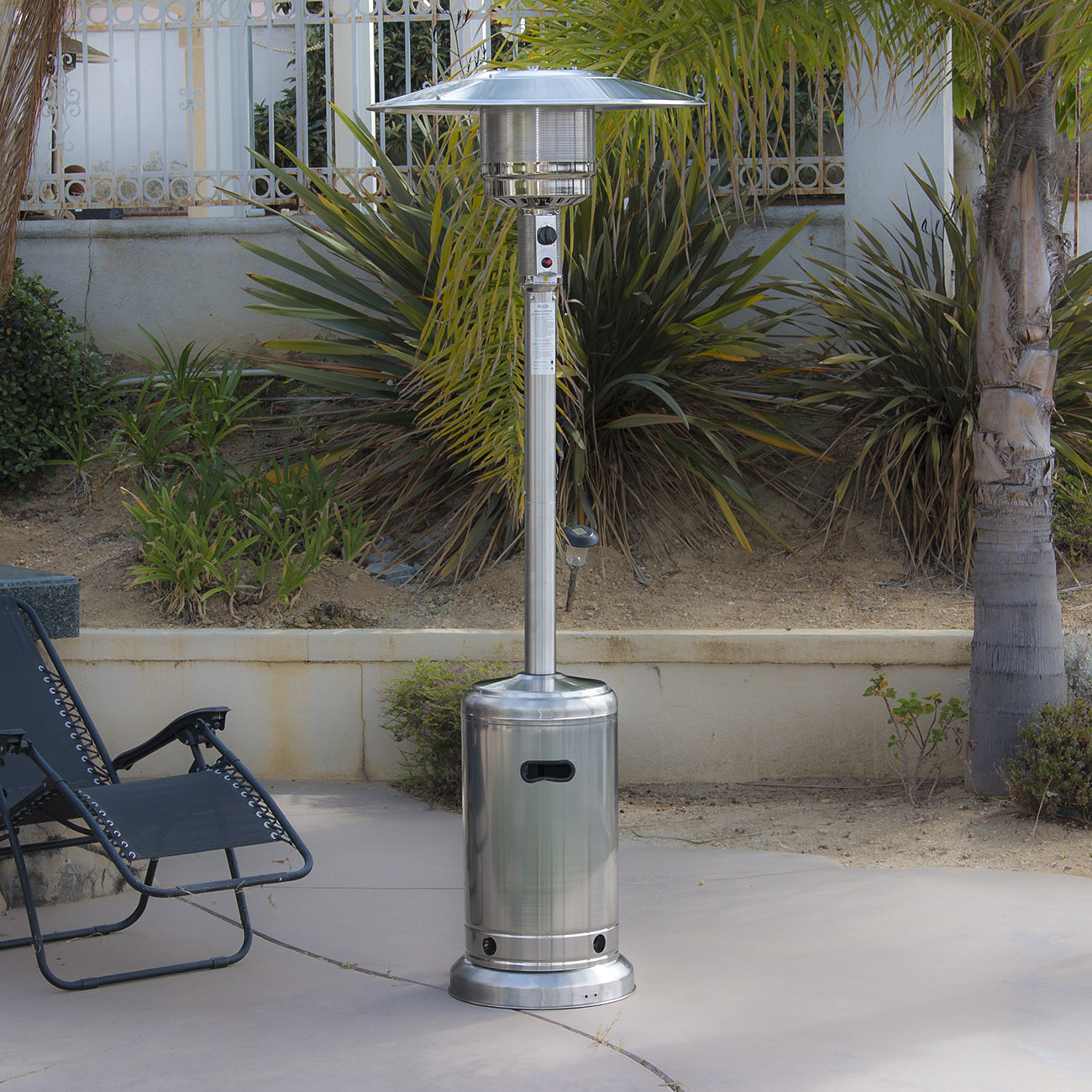 Belleze 48000 Btu Premium Patio Propane Heater Lp Gas inside measurements 1300 X 1300