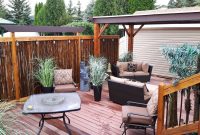 Black Bamboo Fencing Is The Perfect Patio Enclosure for proportions 4608 X 2592