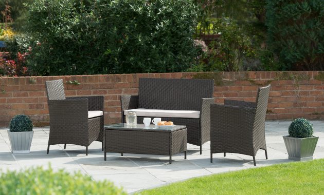 Bms Four Seater Garden Furniture Set With Table Worth 90 pertaining to measurements 6506 X 4912