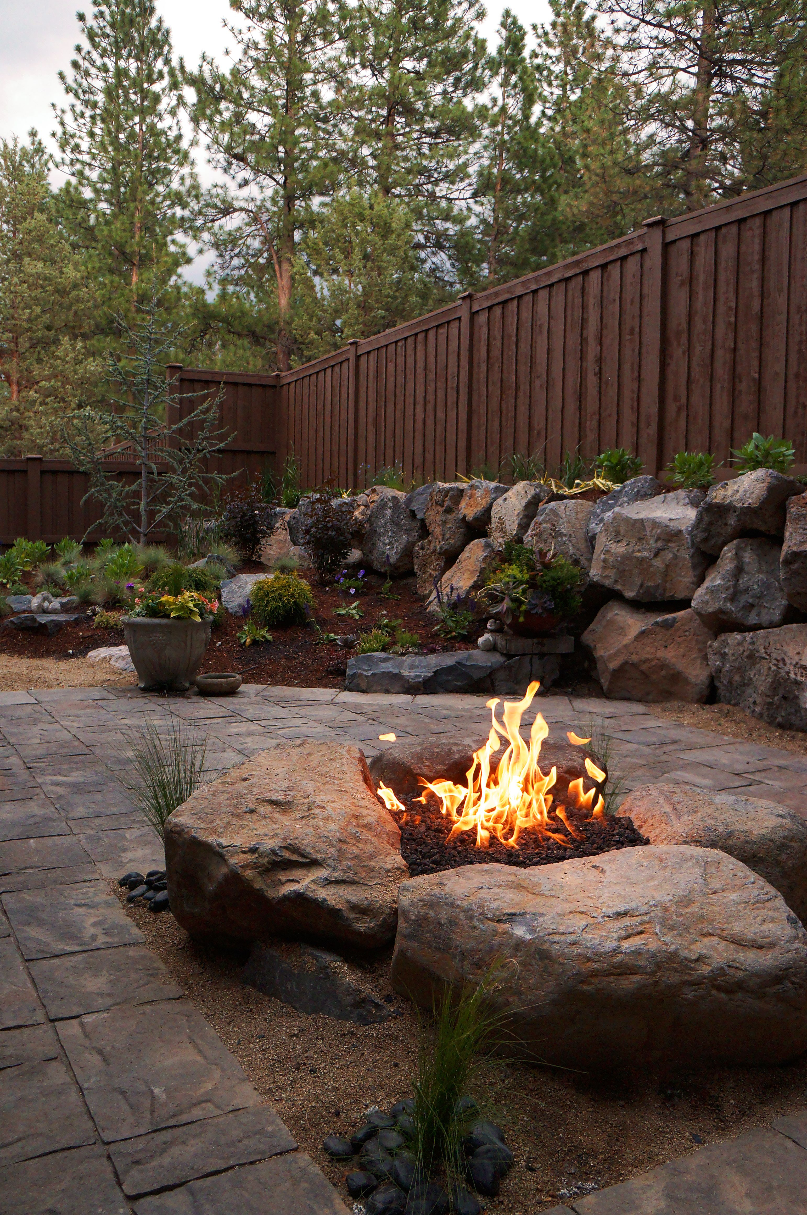 Boulder Fire Pits Google Search Outdoor Patio Ideas with proportions 3084 X 4641