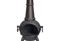 Bq Cuba Cast Iron Stainless Steel Chimenea Departments within dimensions 2000 X 2000