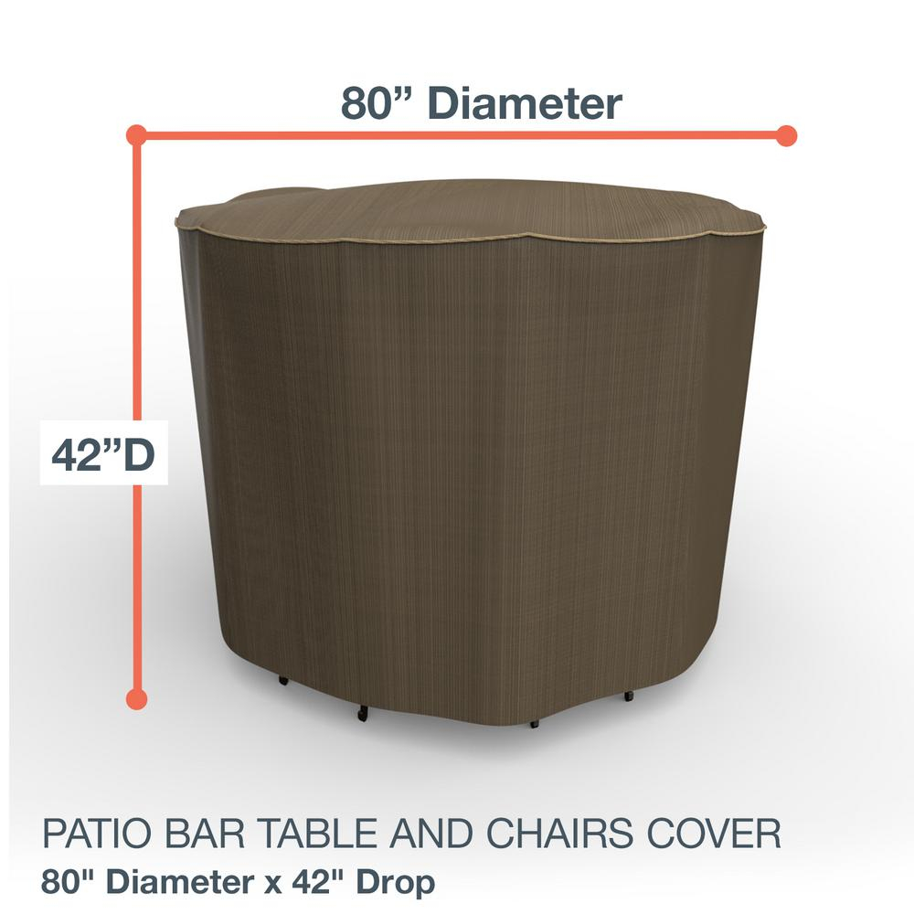 Budge Rust Oleum Neverwet Hillside Large Black And Tan Patio Bar Table And Chairs Combo Cover within sizing 1000 X 1000