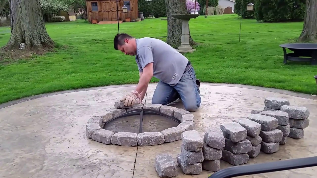 Build A Concrete Patio Firepit For 100 Bucks intended for sizing 1280 X 720