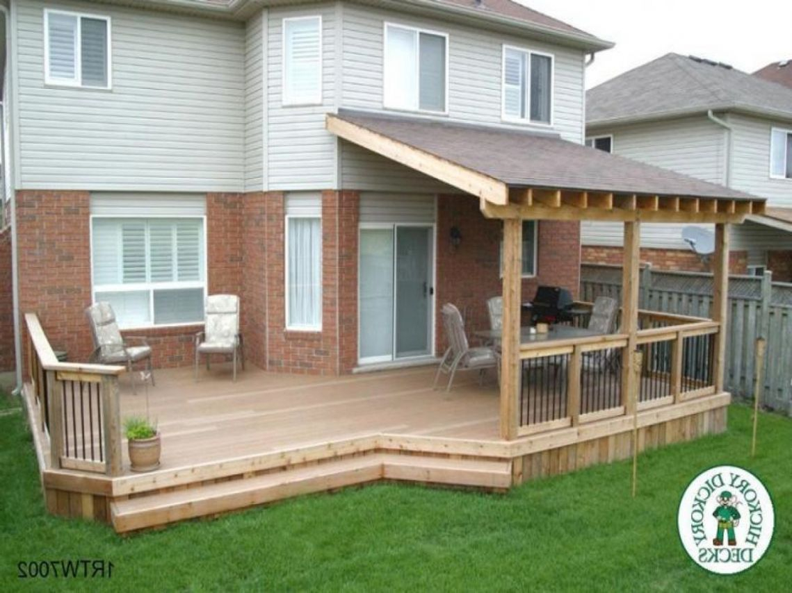 Build Roof Over Deck Covered Decks Ideas Plans Diy Overhang regarding proportions 1139 X 854