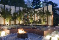 Built In Bench And Firepit Jamie Durie Landscape Design with size 1600 X 1062