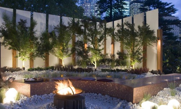 Built In Bench And Firepit Jamie Durie Landscape Design with size 1600 X 1062