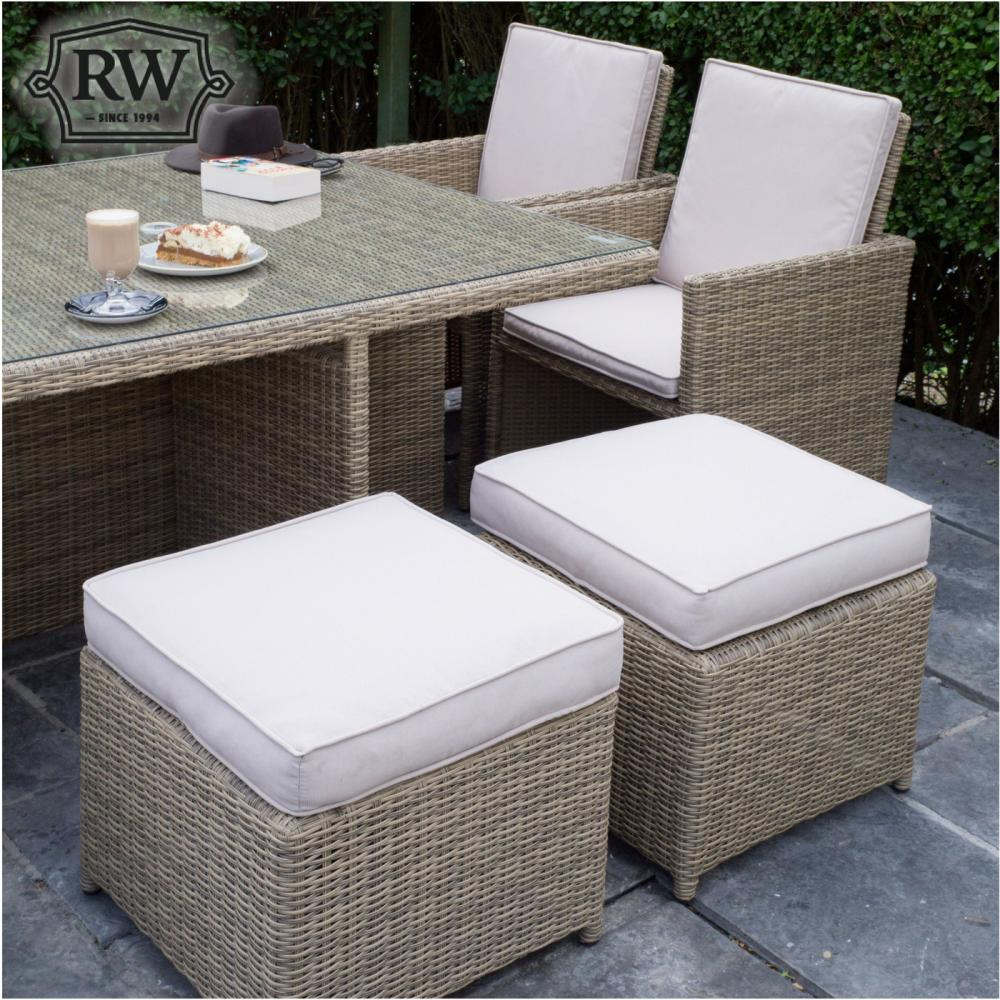 Chester Cube Rattan 4 Seat Set within measurements 1000 X 1000