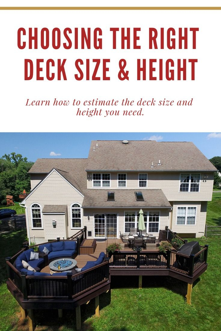 Choosing The Right Deck Size And Height The Outdoor Living inside proportions 735 X 1102
