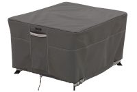 Classic Accessories Ravenna 60 In L X 60 In W X 23 In H Square Patio Table Cover with dimensions 1000 X 1000