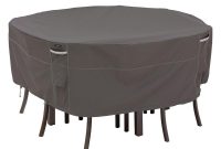 Classic Accessories Ravenna Medium Round Patio Table And Chair Set Cover pertaining to proportions 1000 X 1000