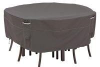 Classic Accessories Ravenna Medium Round Patio Table And Chair Set Cover with regard to size 1000 X 1000