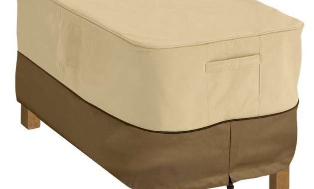 Classic Accessories Veranda Rectangular Patio Coffee Table Cover for proportions 1000 X 1000