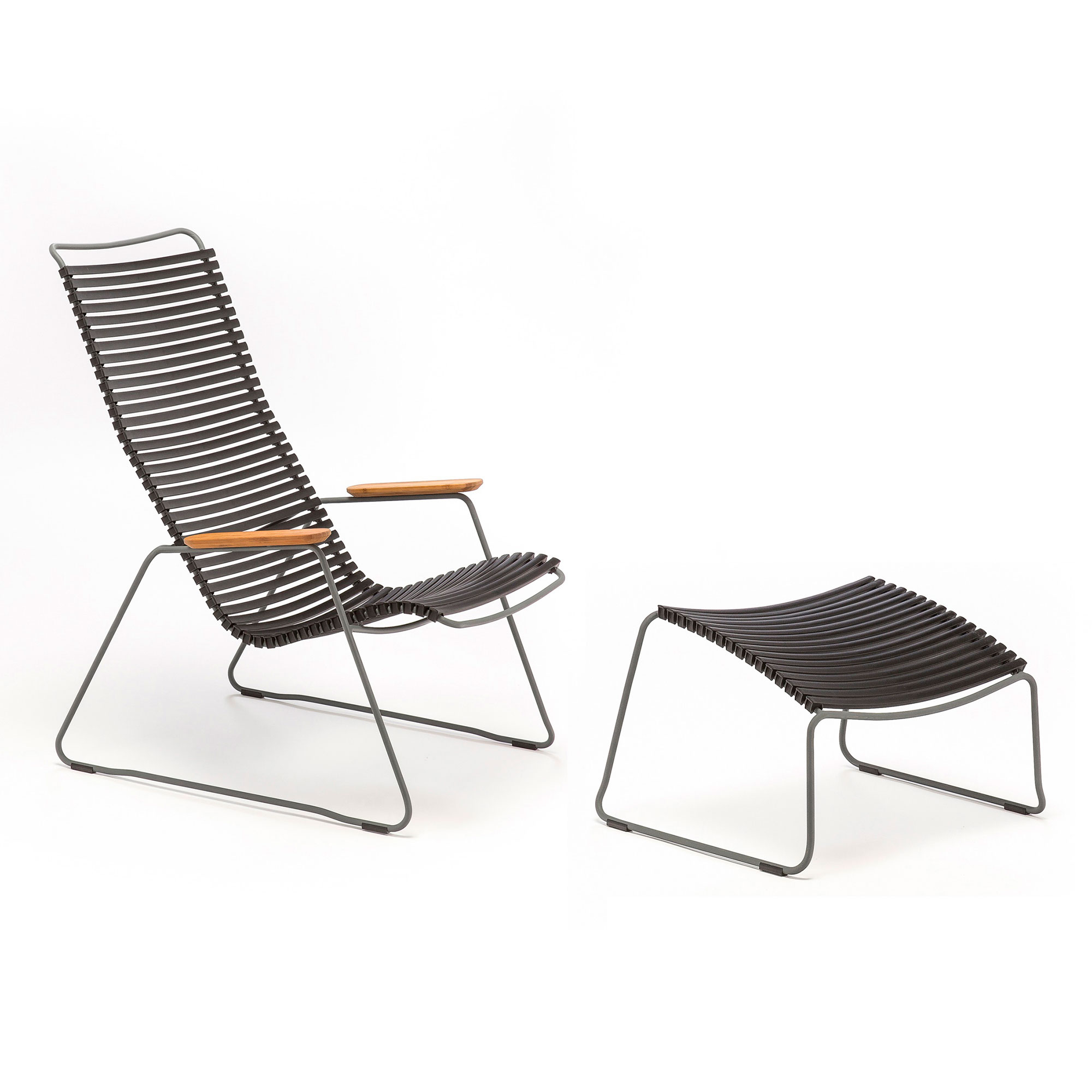 Click Lounge Chair With Footrest Houe Danish Furniture New pertaining to size 2000 X 2000