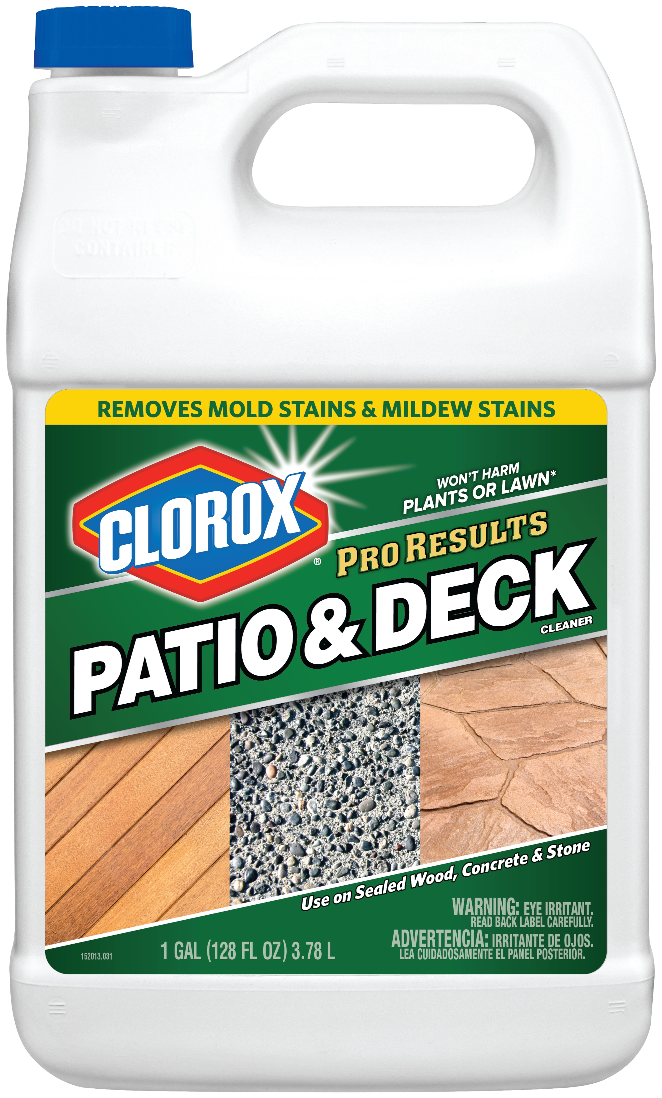 Clorox Pro Results Patio Deck Cleaner 128 Ounce Bottle Walmart for measurements 2122 X 3522