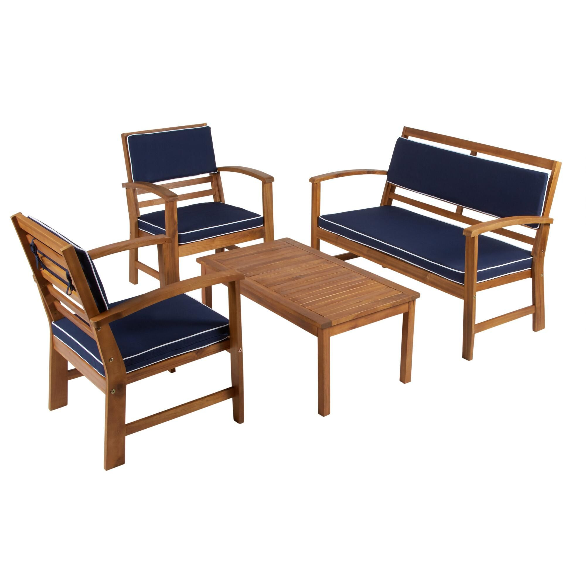 Coastal Living Seascapes Chatham Outdoor Patio Set 4 Piece pertaining to proportions 2000 X 2000