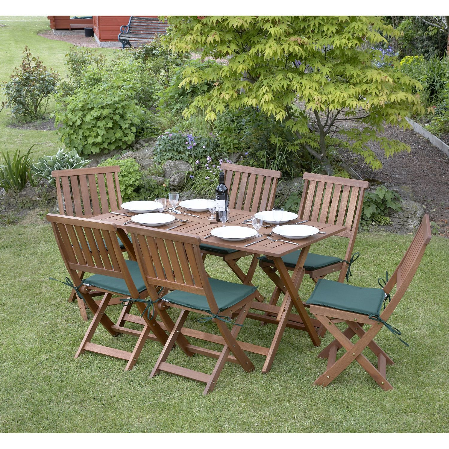 Concord 6 Seater Folding Garden Set The Uks No 1 Garden with regard to dimensions 1500 X 1500