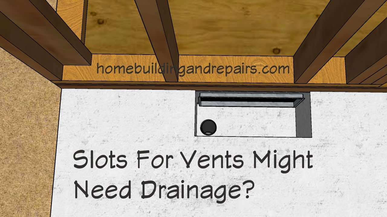 Concrete Patio Crawlspace Vent Cut Out Might Need Drainage System inside dimensions 1280 X 720