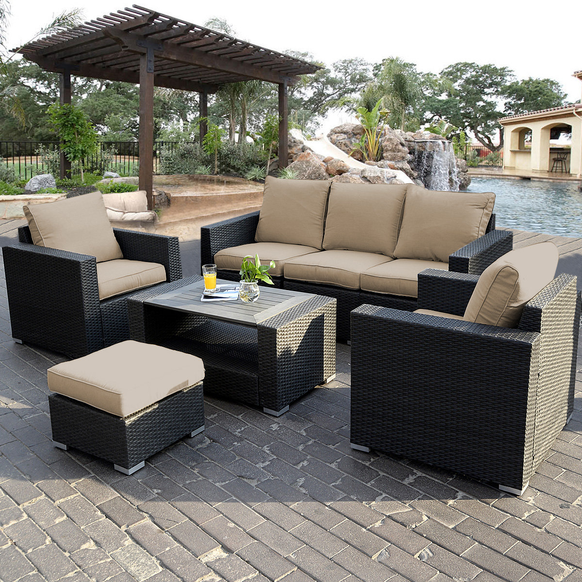 Contemporary Patio Sectional Furniture Cover Outsunny throughout measurements 1200 X 1200