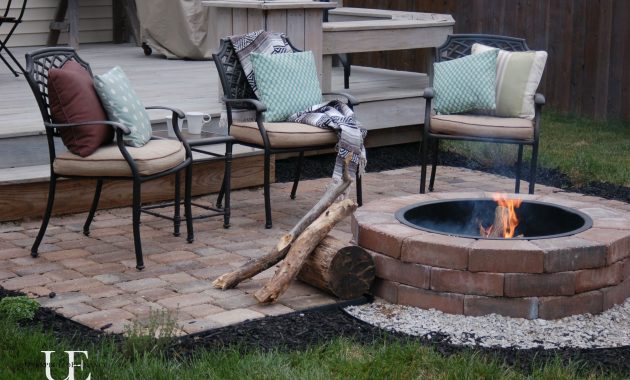 Cool Summer Nights And Finished Firepit Diy Diy Fire Pit for size 2804 X 1864