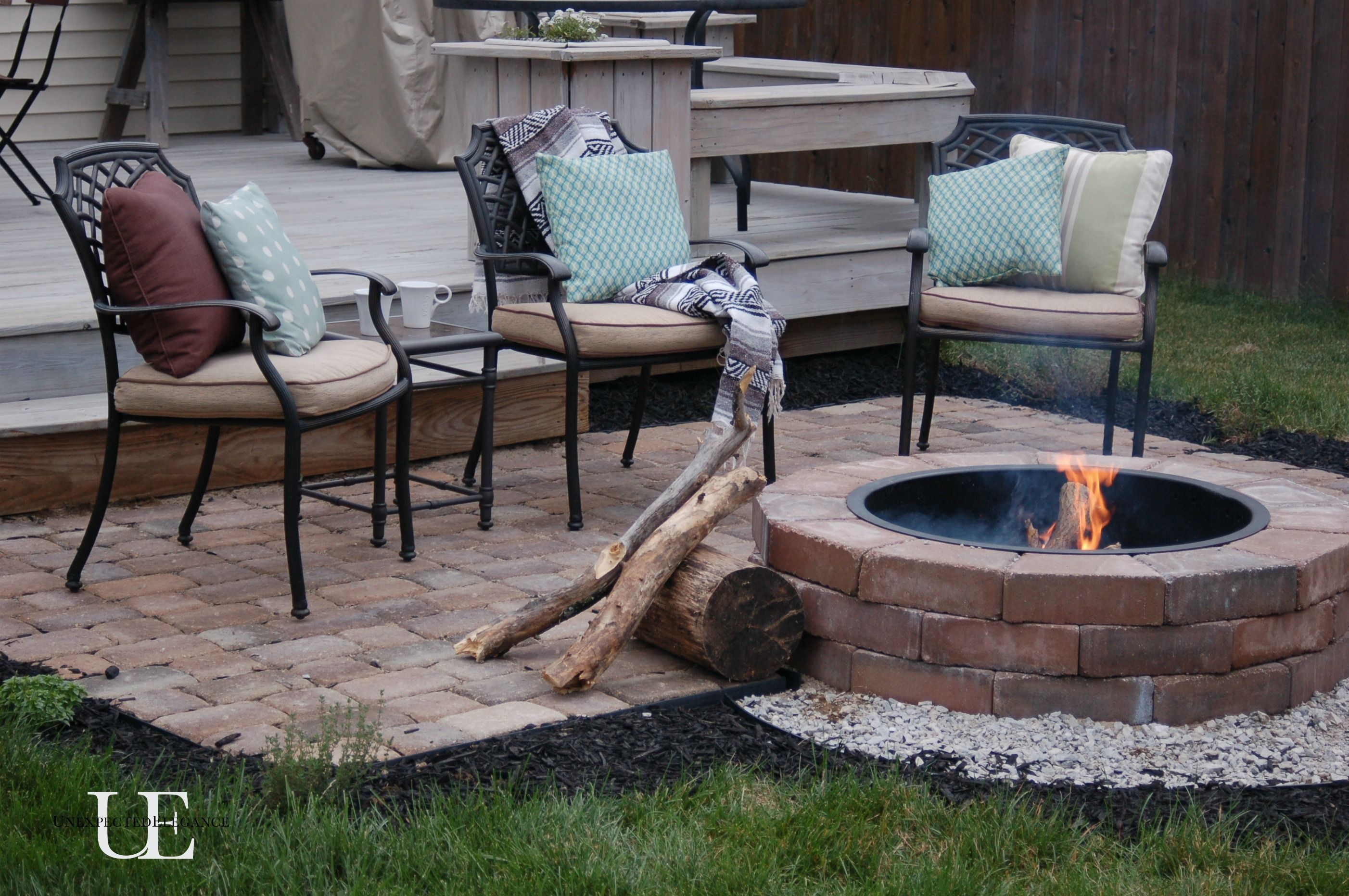 Cool Summer Nights And Finished Firepit Fire Pit Backyard within sizing 2804 X 1864