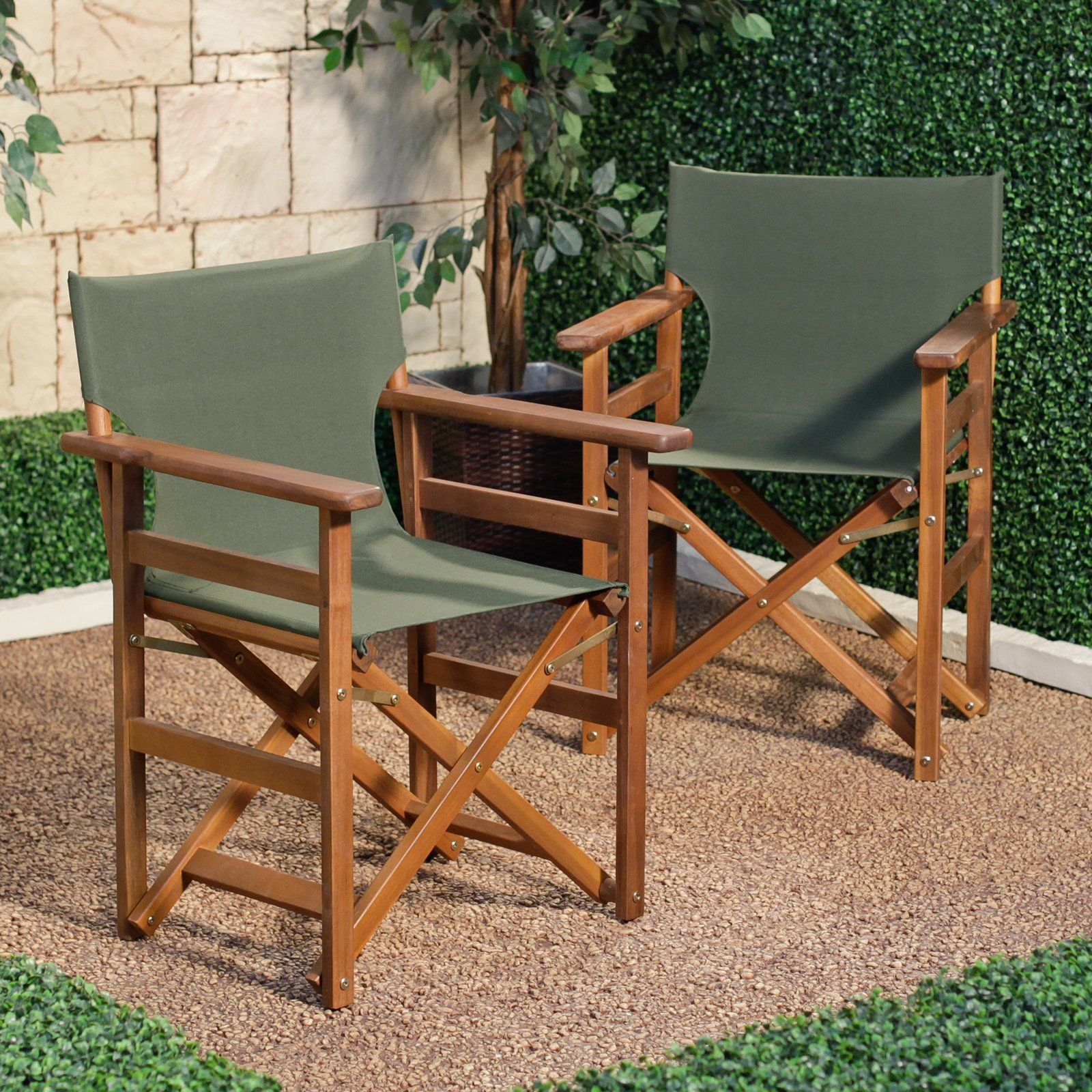 Coral Coast Outdoor Directors Chair Set Of 2 Directors regarding dimensions 1600 X 1600