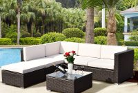 Costway 4 Pcs Outdoor Patio Rattan Wicker Furniture Set Loveseat Cushioned Yard Garden intended for size 1200 X 1200