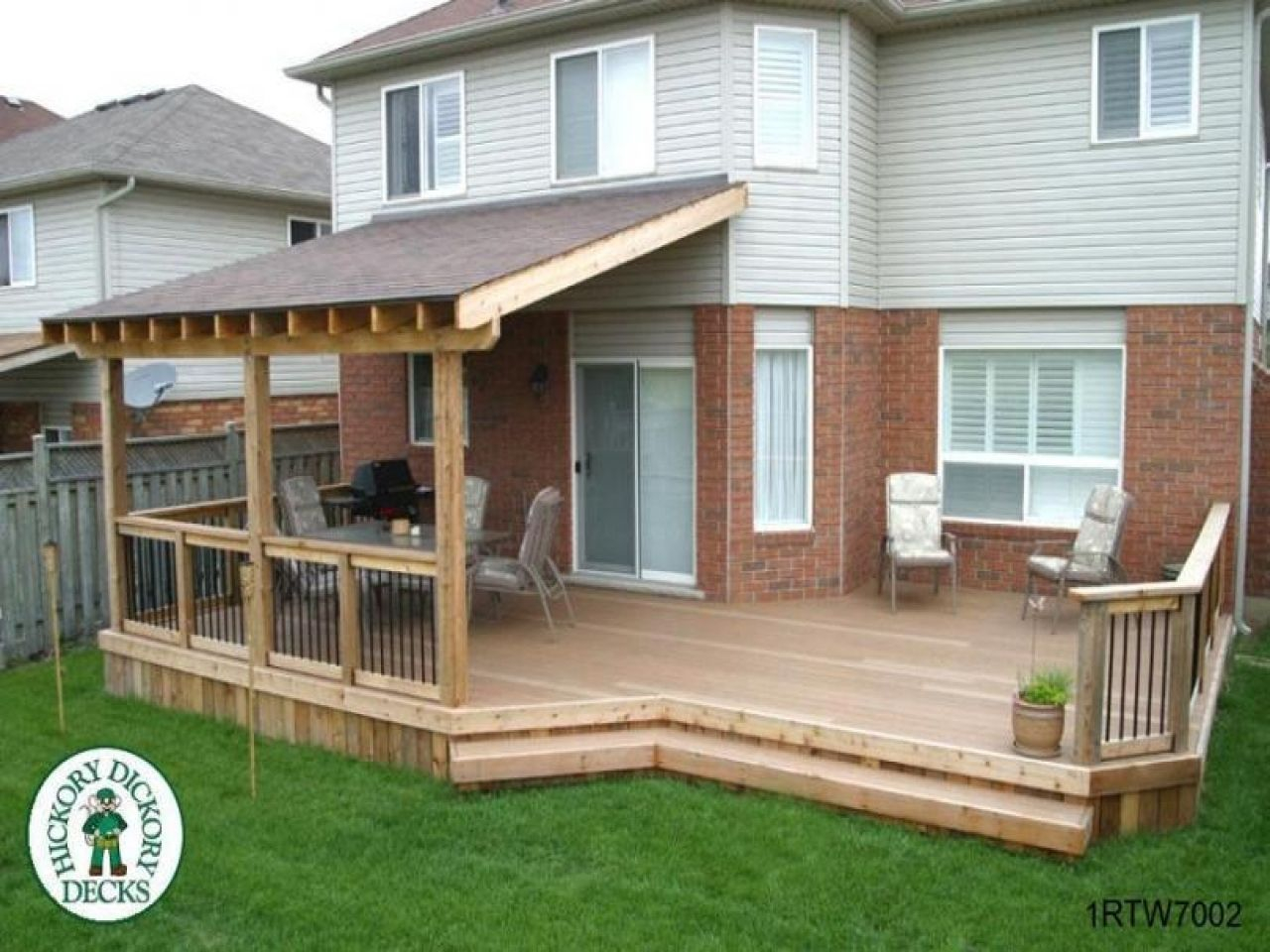 Covered Deck Back Yard Ideas Covered Decks Ideas Roof Over with proportions 1280 X 960