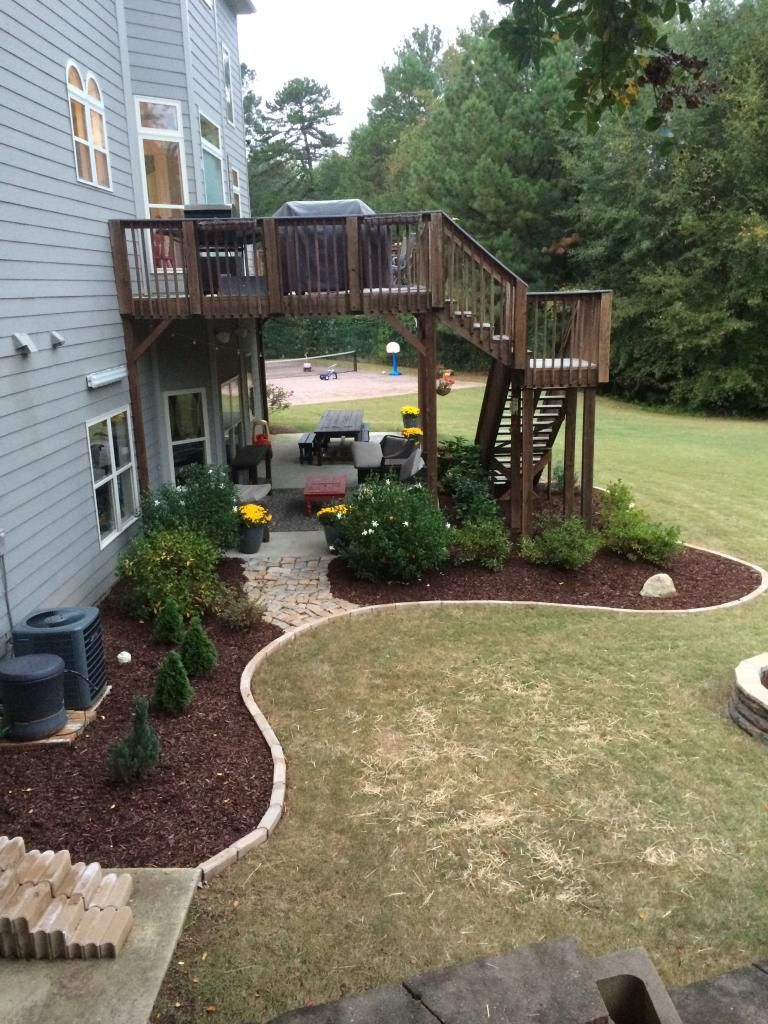 Curves Like Lombard Street Backyard Patio Deck in sizing 768 X 1024