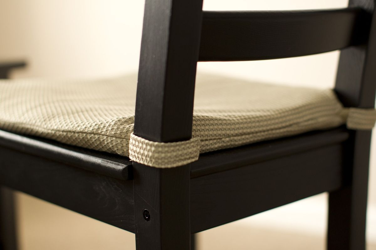 Custom Chair Cushion With Velcro Straps Cushion Interiors pertaining to dimensions 1200 X 800