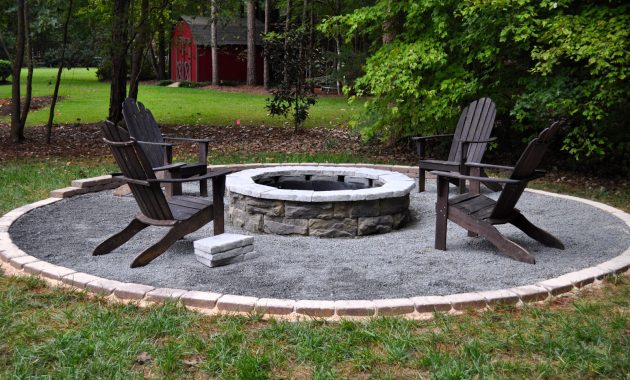 Decoration Stone Fire Pit Kit Outdoor Decorations for measurements 1600 X 1063