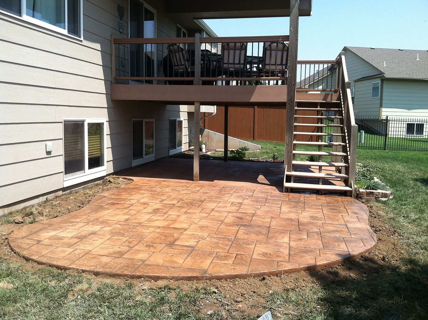 Decorative Concrete Overlay On Patio Concrete Overlays for dimensions 1440 X 1075