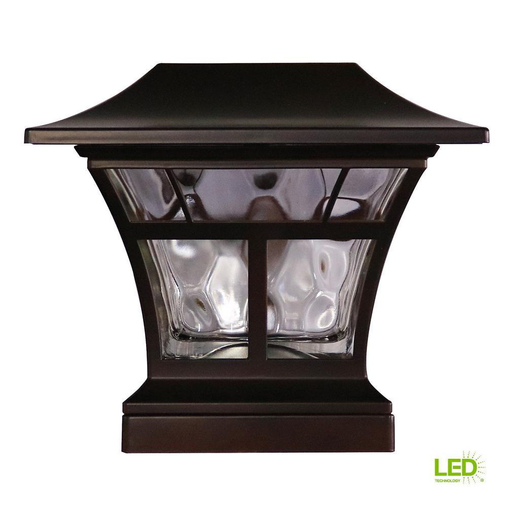 Details About Bronze Solar Led Deck Post Cap Light Warm White Outdoor Garden Patio Lighting pertaining to size 1000 X 1000