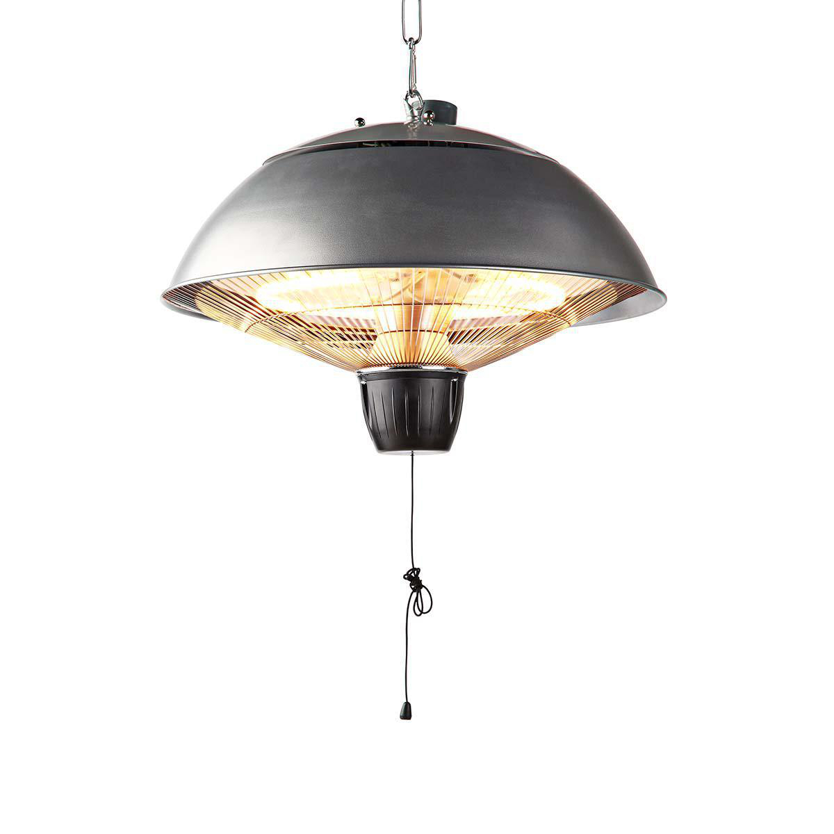 Details About Electric Patio Heater Aluminium 2kw Ceiling Mounted Halogen Outdoor Ip24 Silver with sizing 1200 X 1200