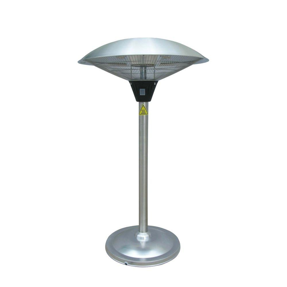 Details About Patio Heater Metal Infrared Tabletop Electric Modern Stainless Steel 1500 Watt with measurements 1000 X 1000
