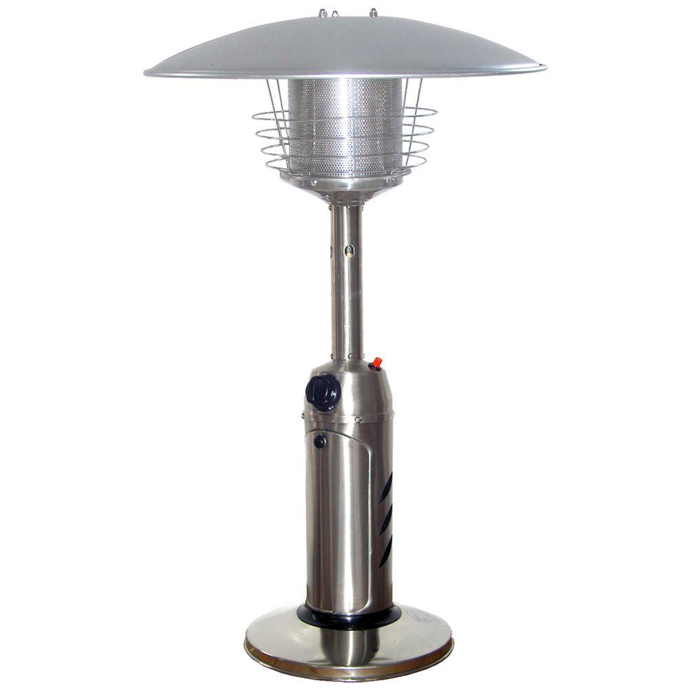 Details About Patio Heater Tabletop Propane Gas Durable Stainless Steel Adjustable Thermostat inside proportions 1000 X 1000