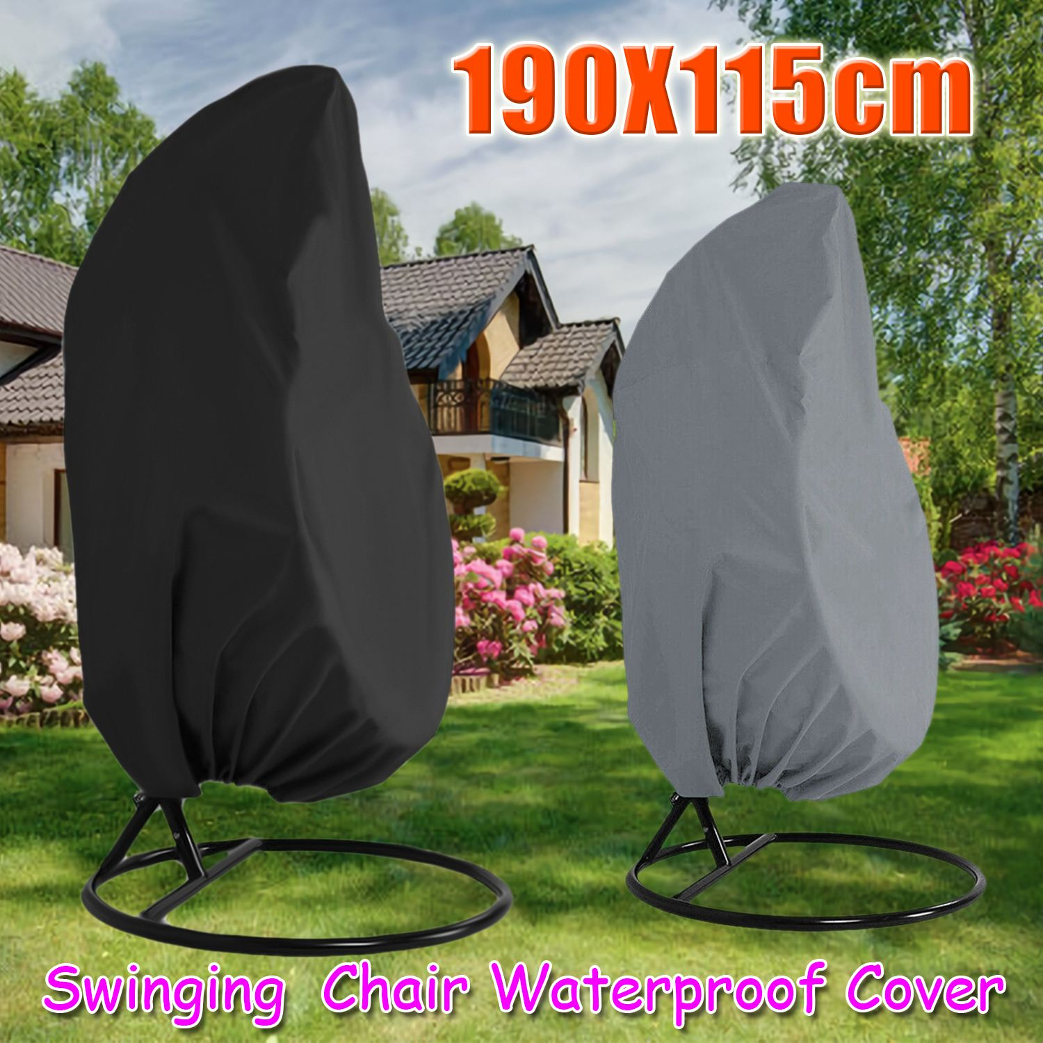 Details About Waterpoof Hanging Swing Chair Cover Garden Outdoor Dust Patio Rain Protector Uk in proportions 1500 X 1500