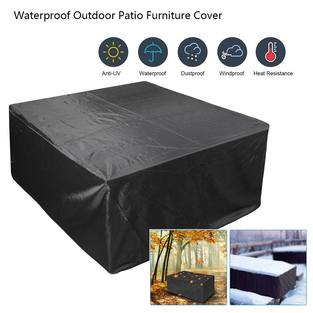 Details About Waterproof Indooroutdoor Patio Furniture Cover Square Garden Rattan Table Cover pertaining to dimensions 1001 X 1001