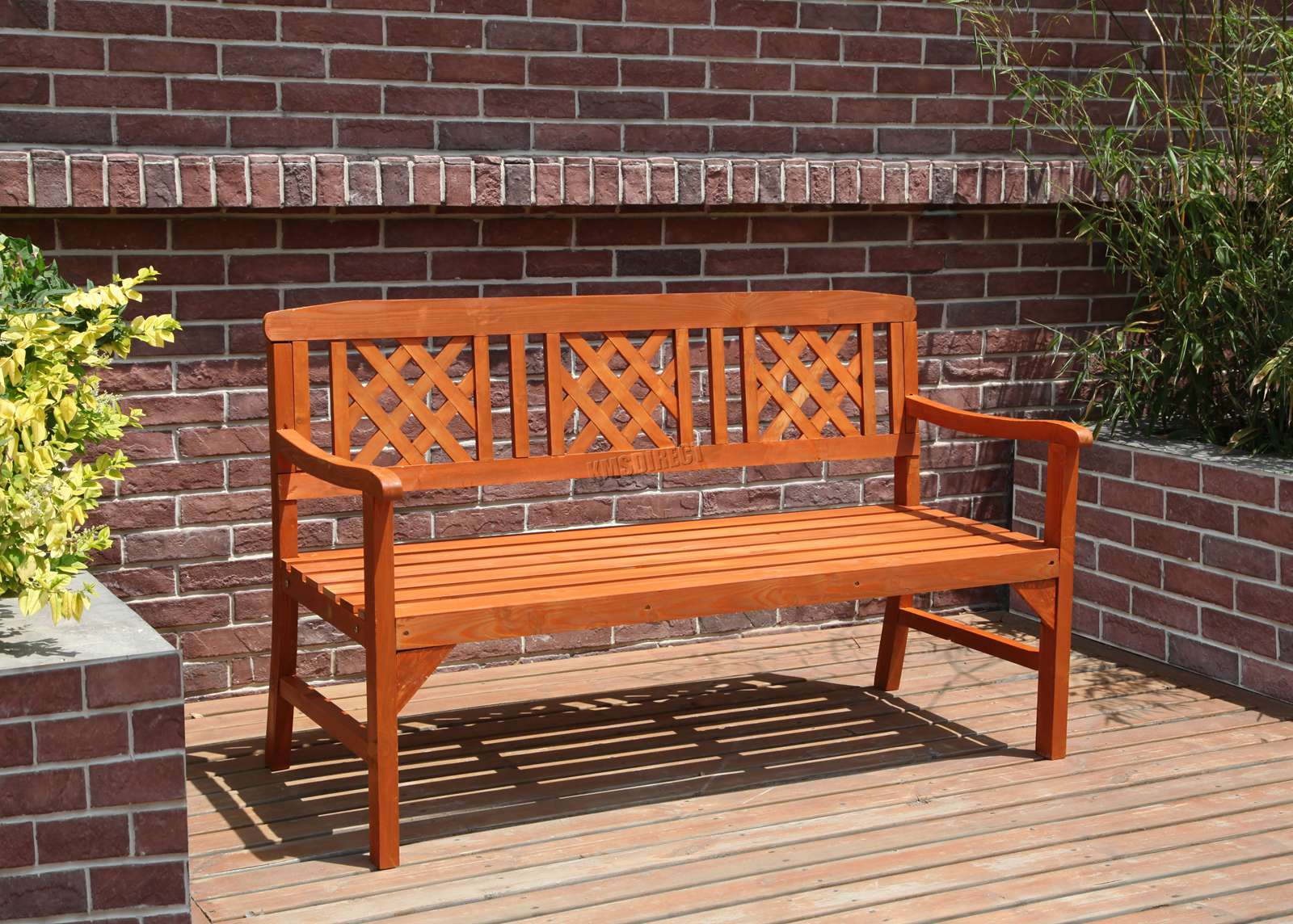 Details About Westwood Outdoor 3 Seat Chair Garden Bench Wood Spruce Patio Park Wgb01 Natural in proportions 1600 X 1144