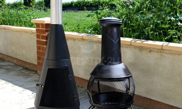 Details Zu Outdoor Chiminea Garden Patio Log Burner Wood Fire Heater With Chimney throughout dimensions 1800 X 1800