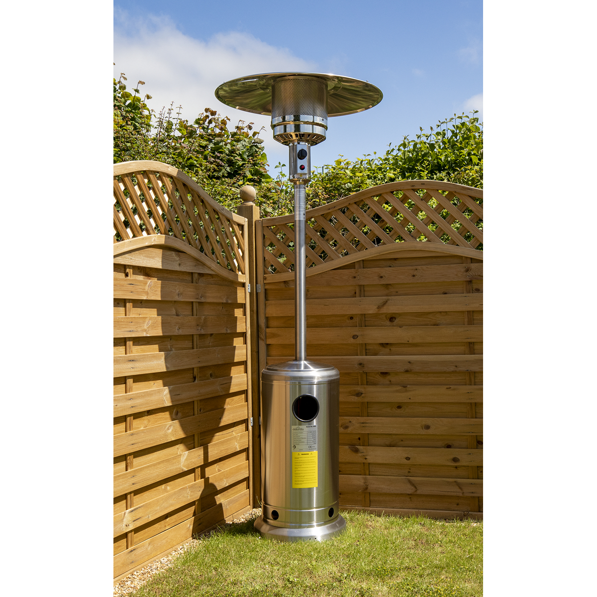 Dg2 Propane Gas Tower Patio Heater 13kw Stainless Steel in measurements 1200 X 1200