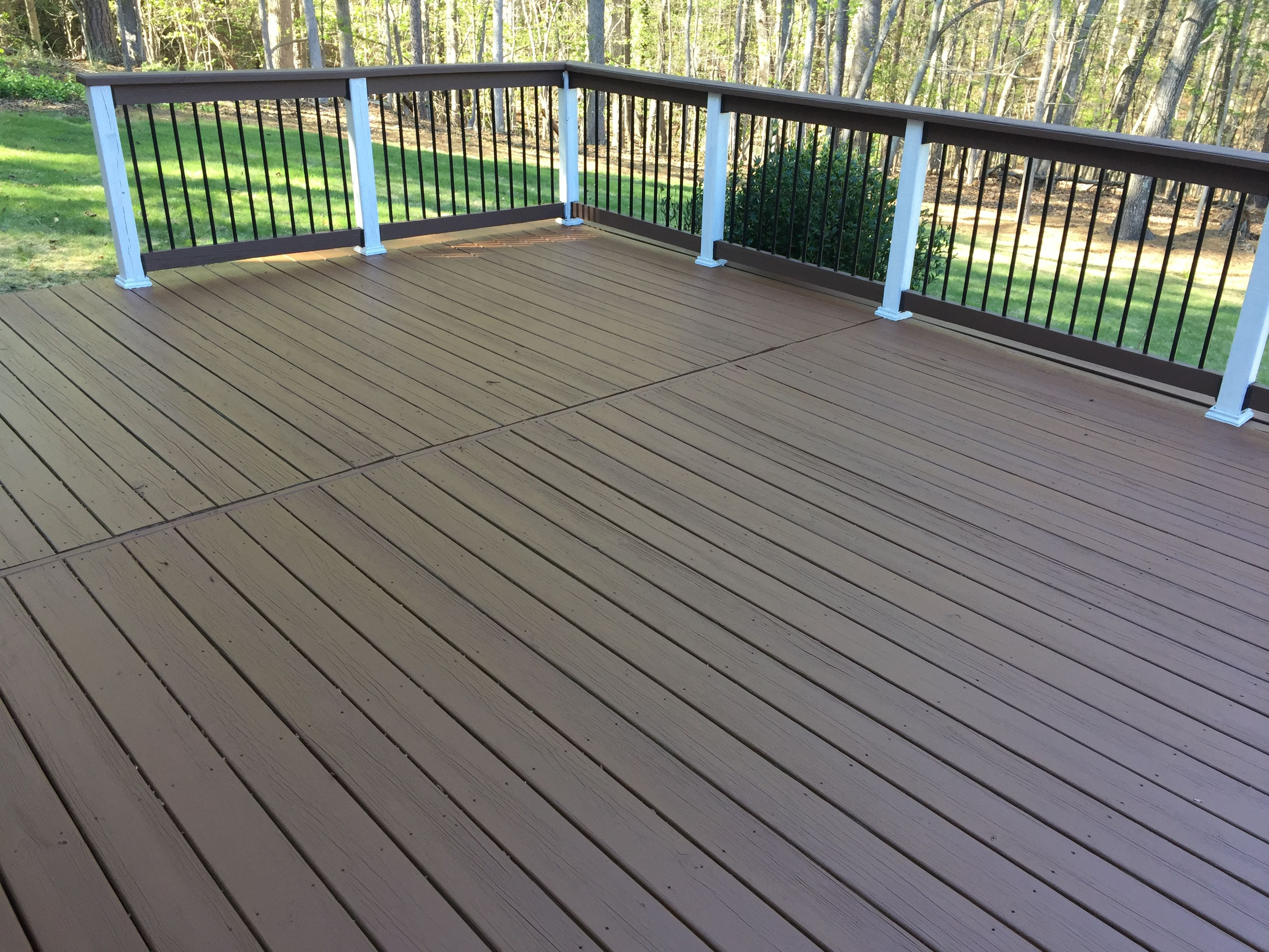 Did The Deck Today And Love The Double Shade Deck Paint within size 3264 X 2448