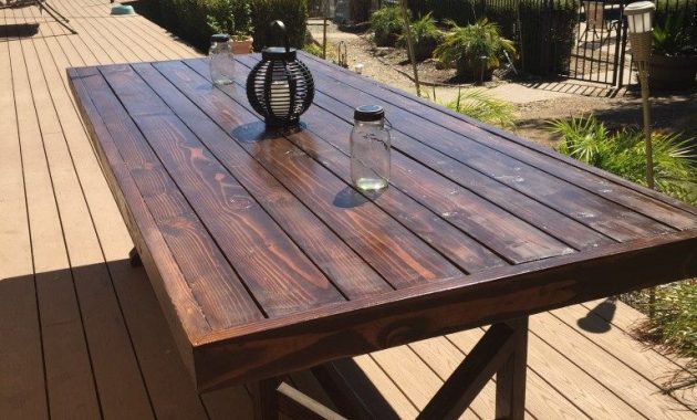 Diy Large Outdoor Dining Table Outdoor Wood Table Wooden regarding size 768 X 1024