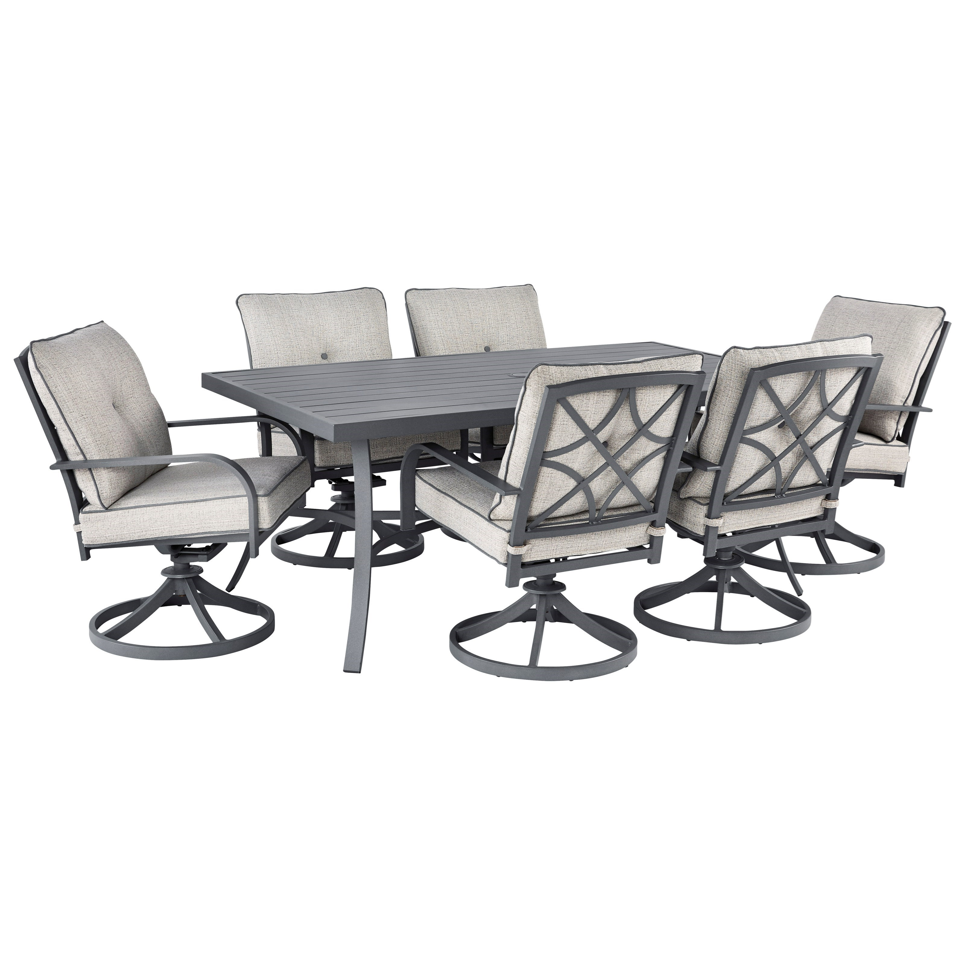 Donnalee Bay 7 Piece Outdoor Dining Set in dimensions 3200 X 3200