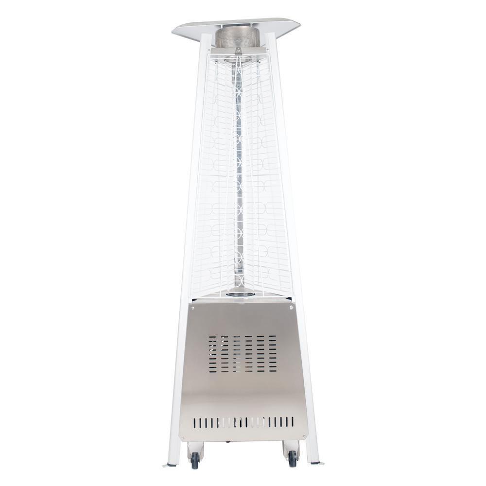 Dyna Glo 73 In 42000 Btu Stainless Steel Pyramid Flame Gas Patio Heater for sizing 1000 X 1000