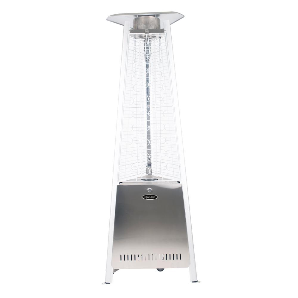 Dyna Glo 73 In 42000 Btu Stainless Steel Pyramid Flame Gas Patio Heater inside size 1000 X 1000